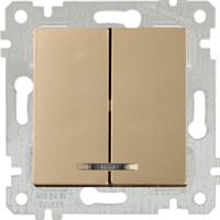 RİTA MEK TUŞ IŞIKLI KOMÜTATÖR(KLİPSLİ) DORE 1